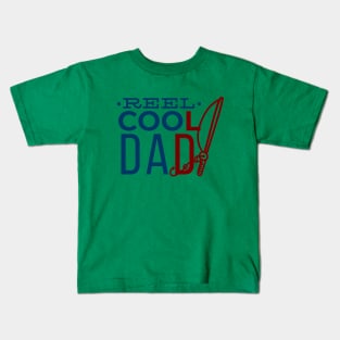 Reel Cool Dad tshirt Kids T-Shirt